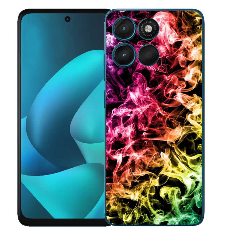 Gelový kryt mmCase na Motorola Moto G57 Power - abstraktní vzor 6