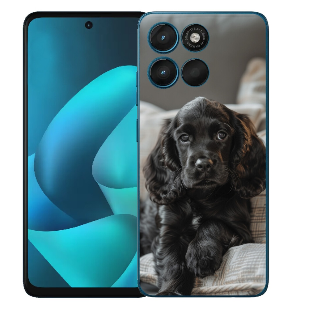 Gelový kryt mmCase na Motorola Moto G57 Power - anglický kokršpaněl