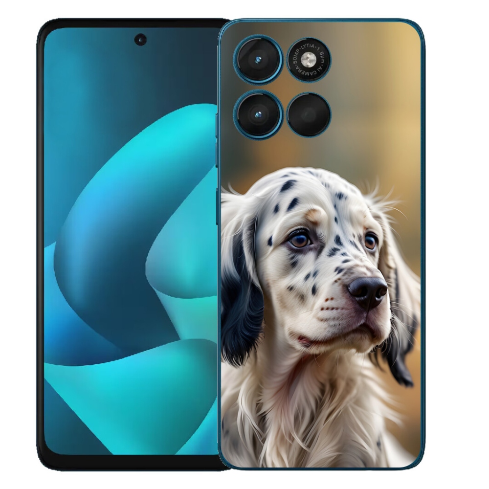 Gelový kryt mmCase na Motorola Moto G57 Power - anglický setr