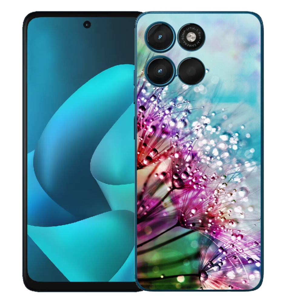 Gelový kryt mmCase na Motorola Moto G57 Power - barevné květy