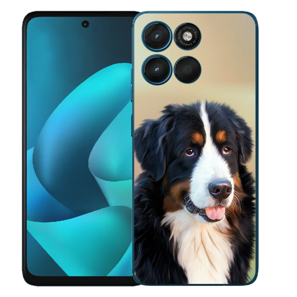 Gelový kryt mmCase na Motorola Moto G57 Power - bernský salašnický pes