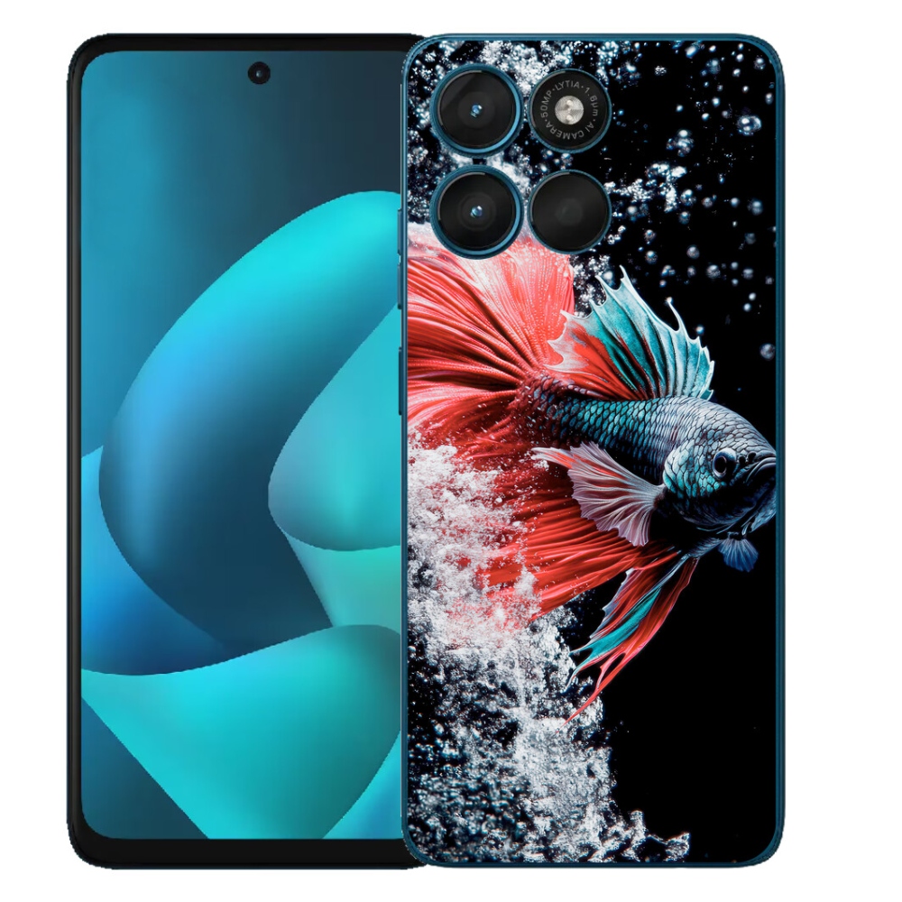 Gelový kryt mmCase na Motorola Moto G57 Power - bojovnice pestrá