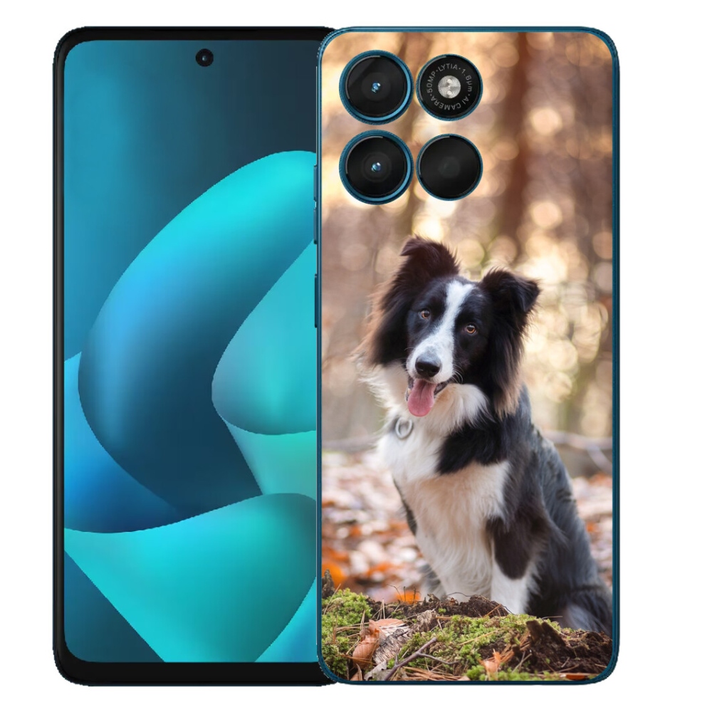 Gelový kryt mmCase na Motorola Moto G57 Power - border kolie 1