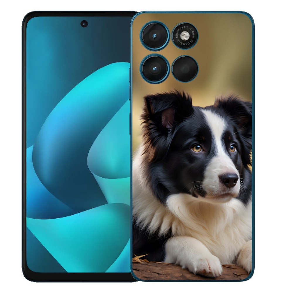 Gelový kryt mmCase na Motorola Moto G57 Power - border kolie 2