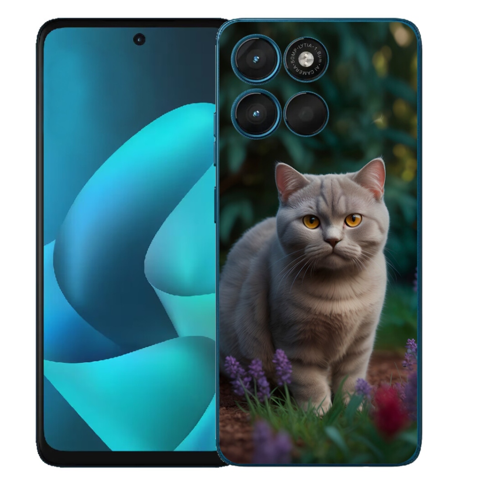 Gelový kryt mmCase na Motorola Moto G57 Power - britská kočka