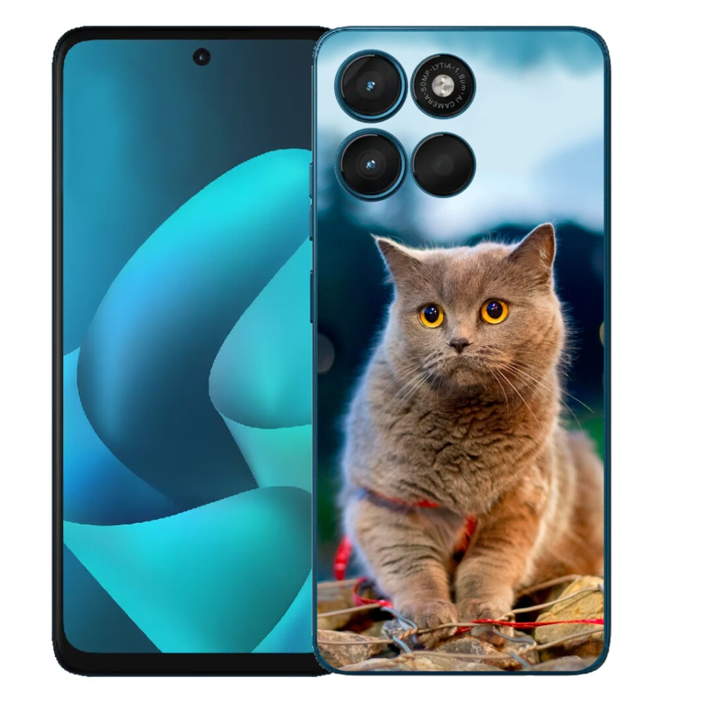 Gelový kryt mmCase na Motorola Moto G57 Power - britská modrá 2