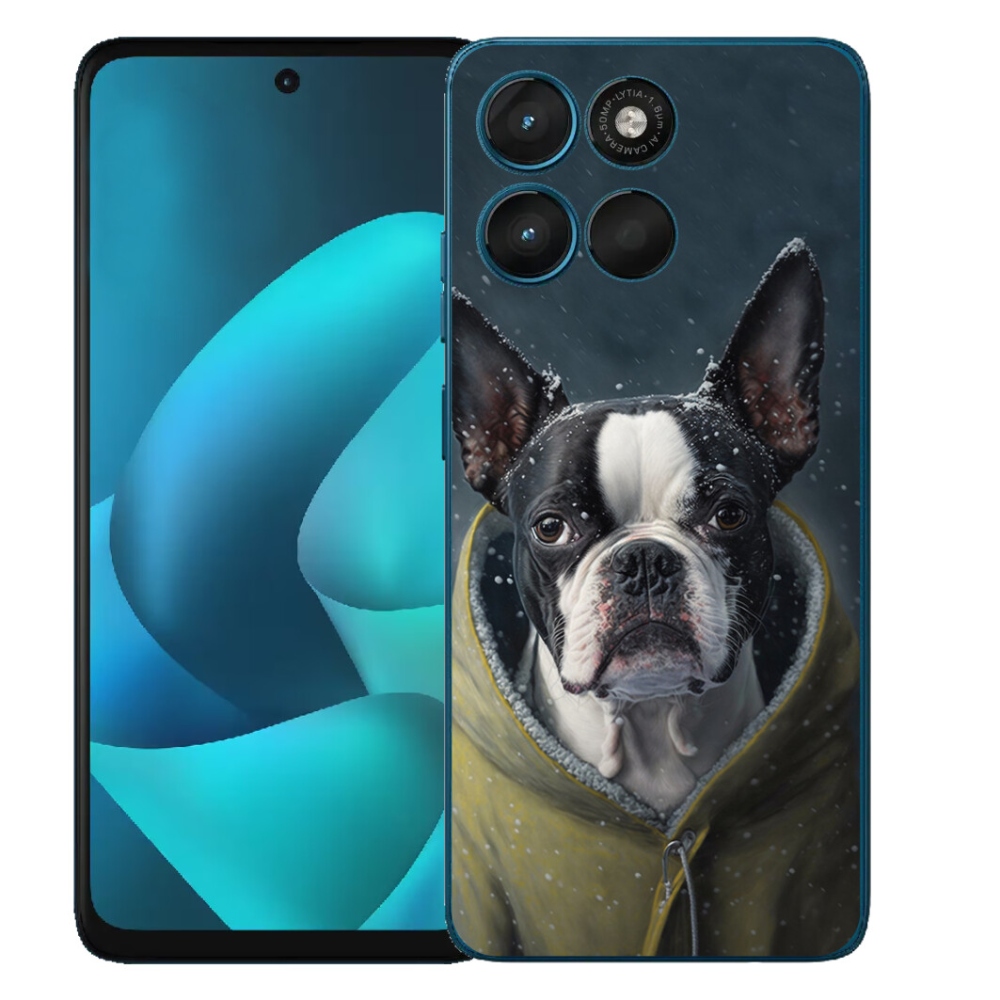 Gelový kryt mmCase na Motorola Moto G57 Power - buldoček