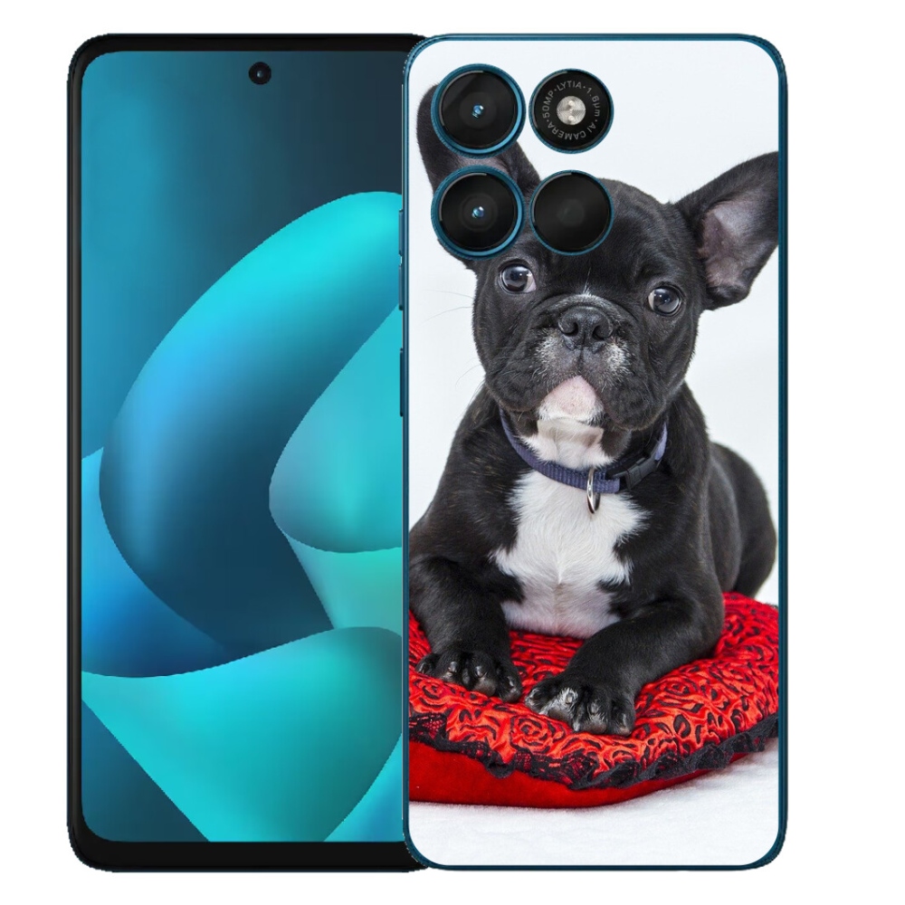 Gelový kryt mmCase na Motorola Moto G57 Power - buldok