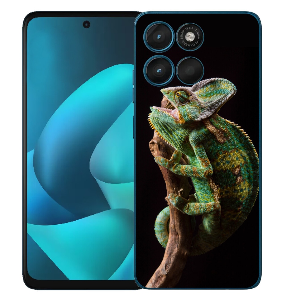Gelový kryt mmCase na Motorola Moto G57 Power - chameleon