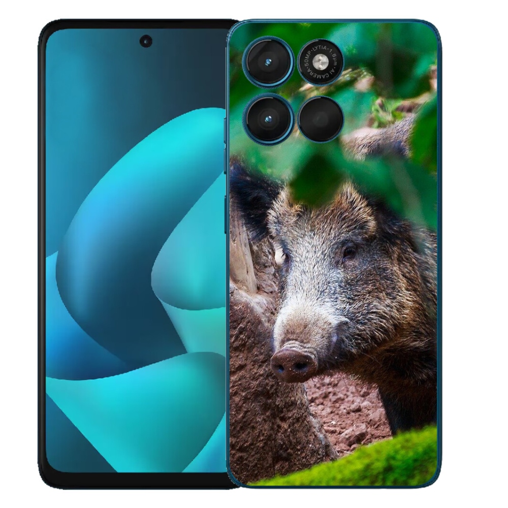 Gelový kryt mmCase na Motorola Moto G57 Power - divoké prase