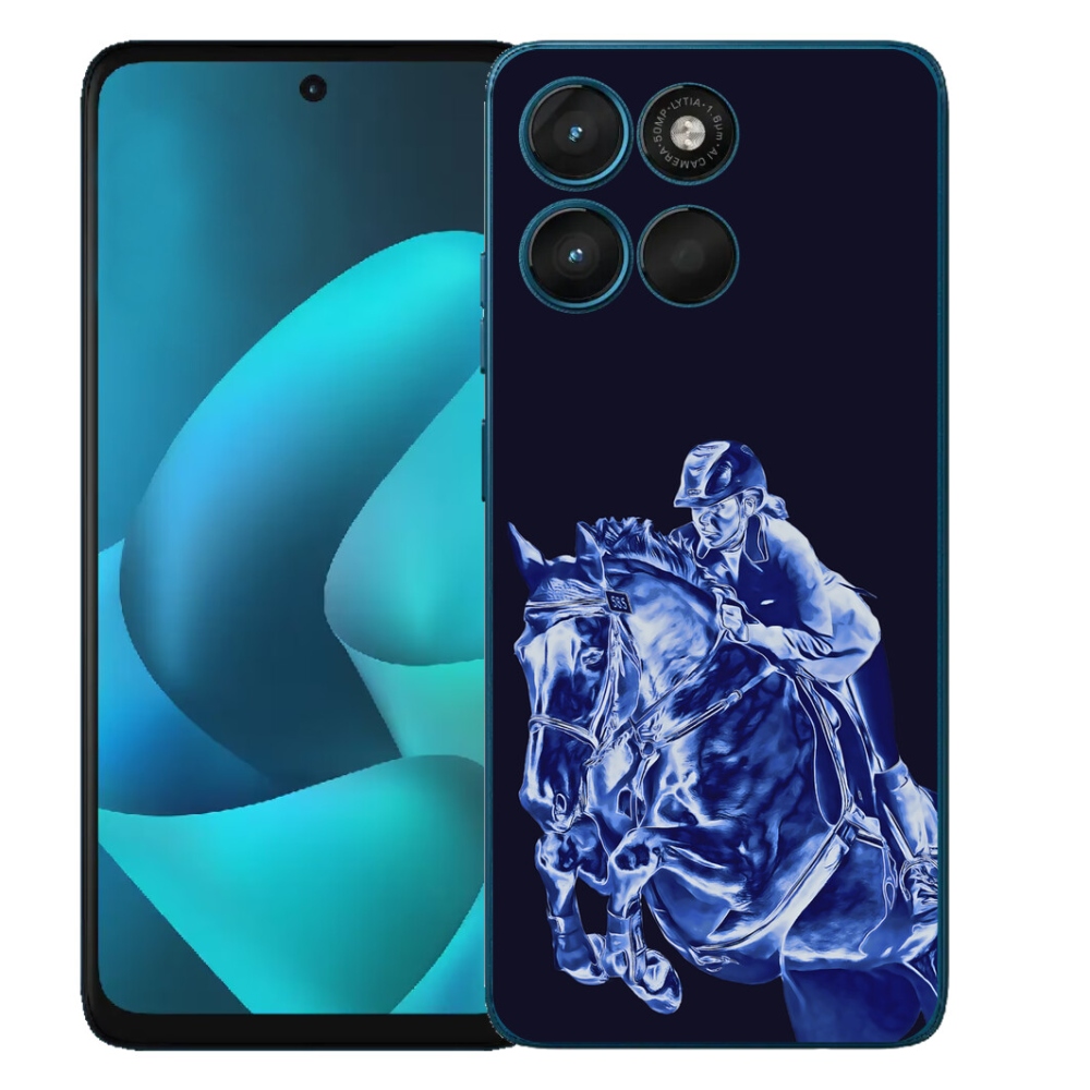 Gelový kryt mmCase na Motorola Moto G57 Power - dostihový kůň