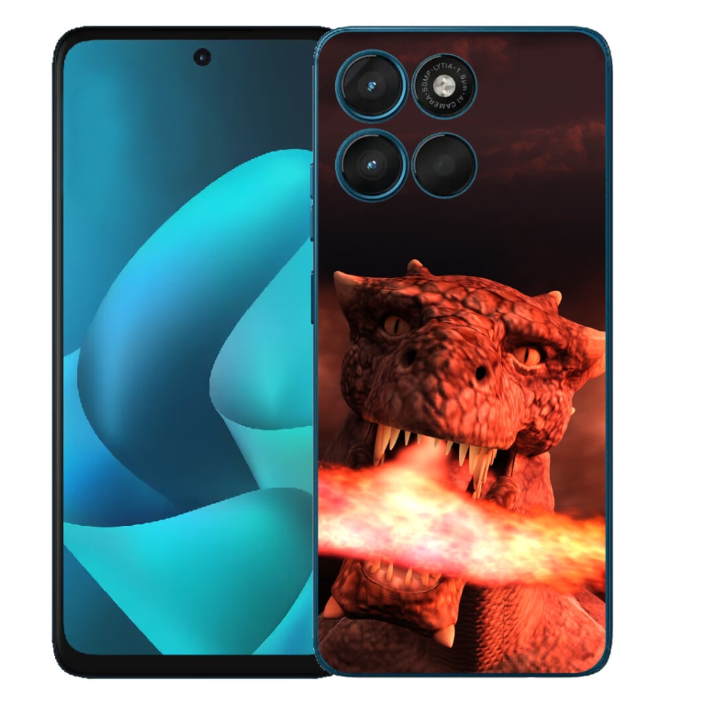 Gelový kryt mmCase na Motorola Moto G57 Power - drak