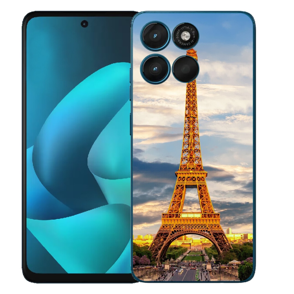 Gelový kryt mmCase na Motorola Moto G57 Power - eiffelova věž 3