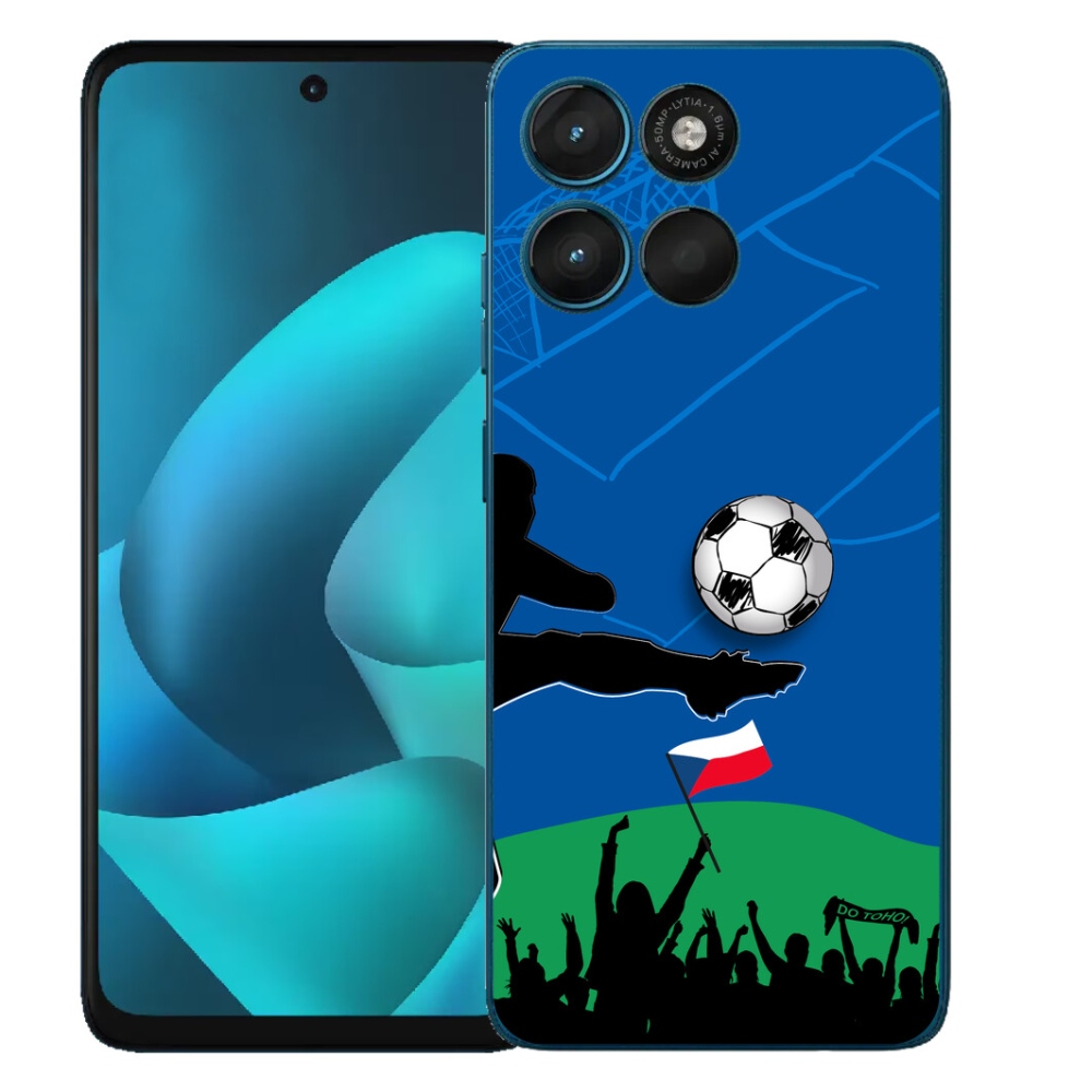 Gelový kryt mmCase na Motorola Moto G57 Power - fanoušci fotbalu