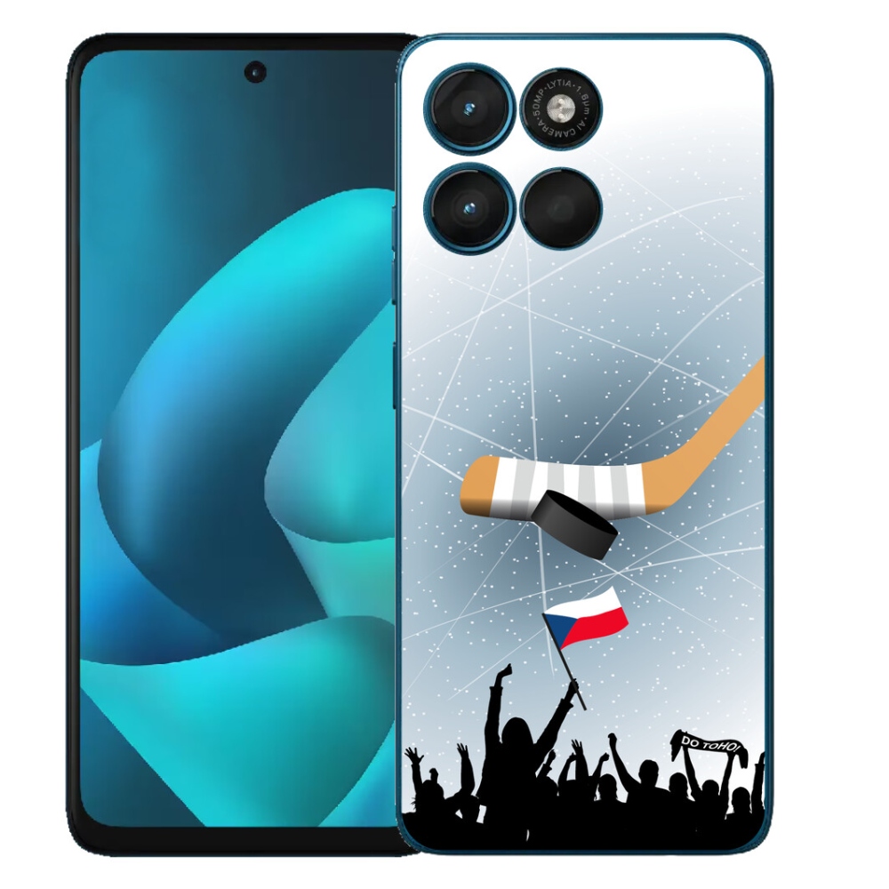 Gelový kryt mmCase na Motorola Moto G57 Power - fanoušci hokeje
