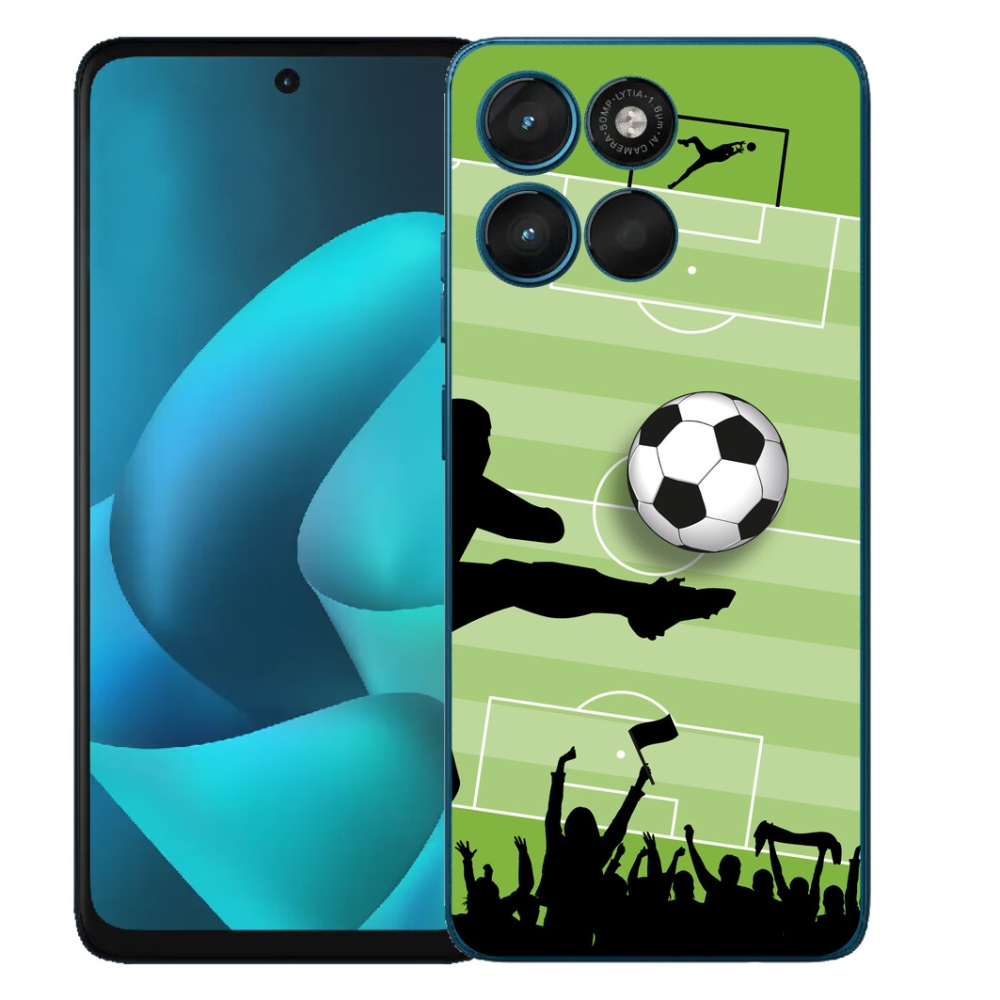 Gelový kryt mmCase na Motorola Moto G57 Power - fotbal 3