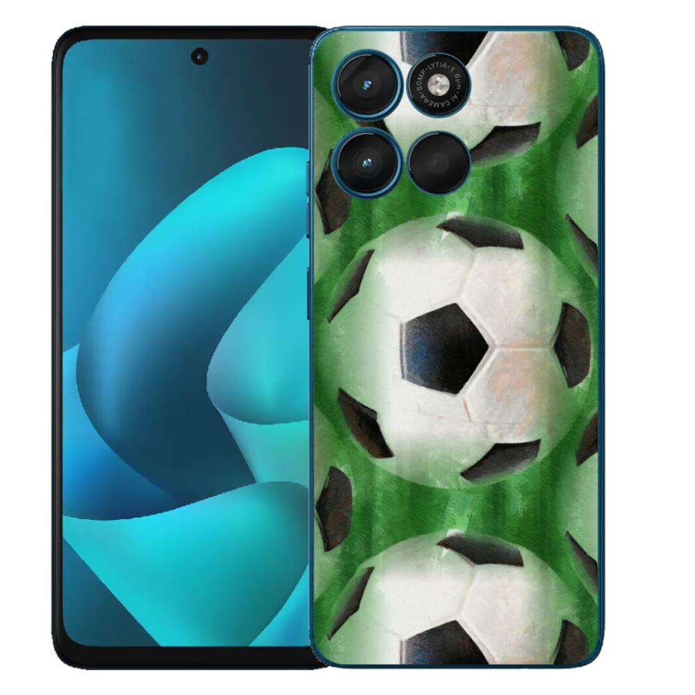 Gelový kryt mmCase na Motorola Moto G57 Power - fotbalový míč