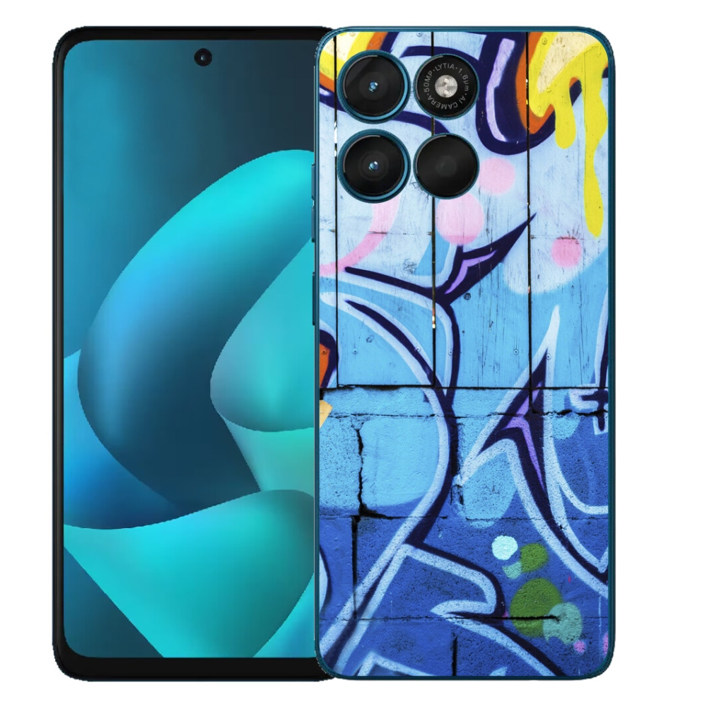 Gelový kryt mmCase na Motorola Moto G57 Power - graffiti
