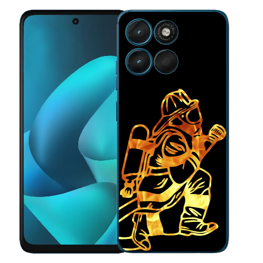 Gelový kryt mmCase na Motorola Moto G57 Power - hasič 1