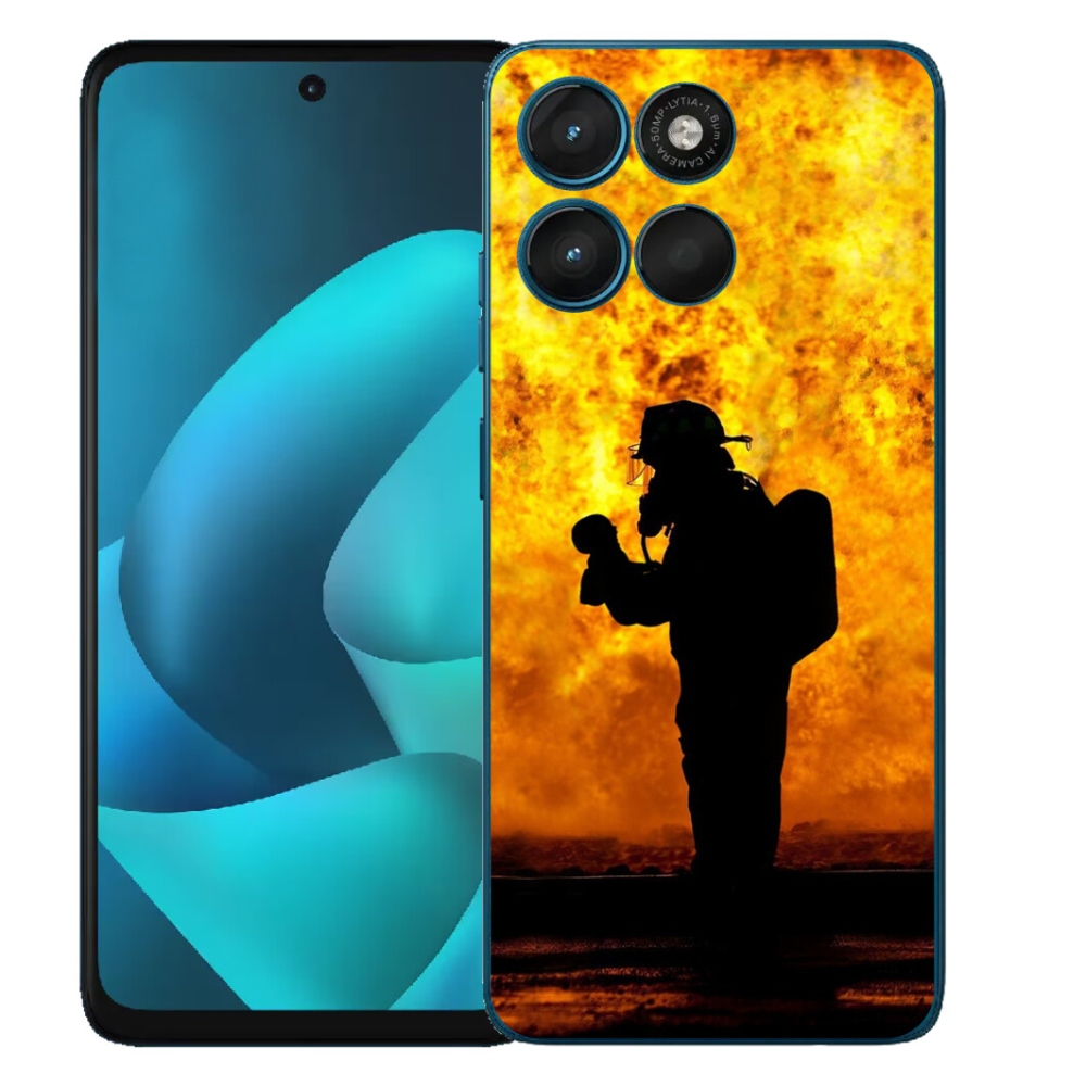 Gelový kryt mmCase na Motorola Moto G57 Power - hasič