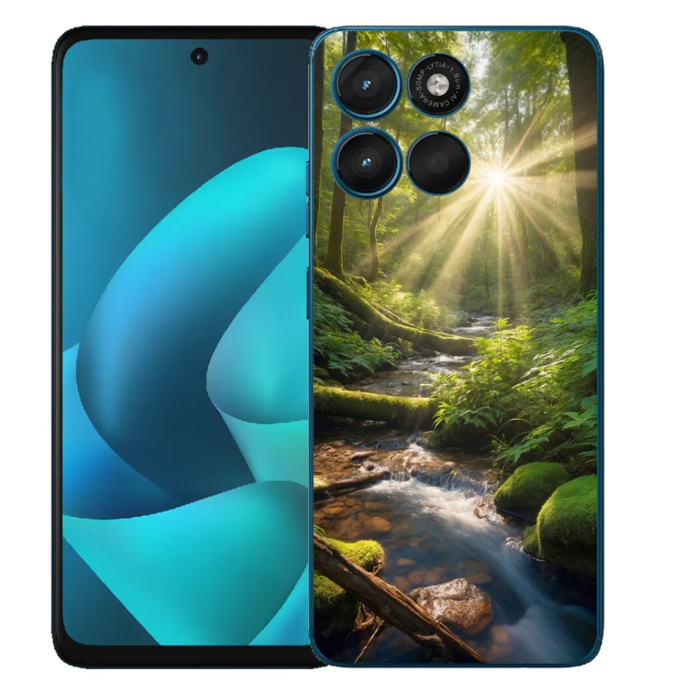 Gelový kryt mmCase na Motorola Moto G57 Power - hlubina lesa