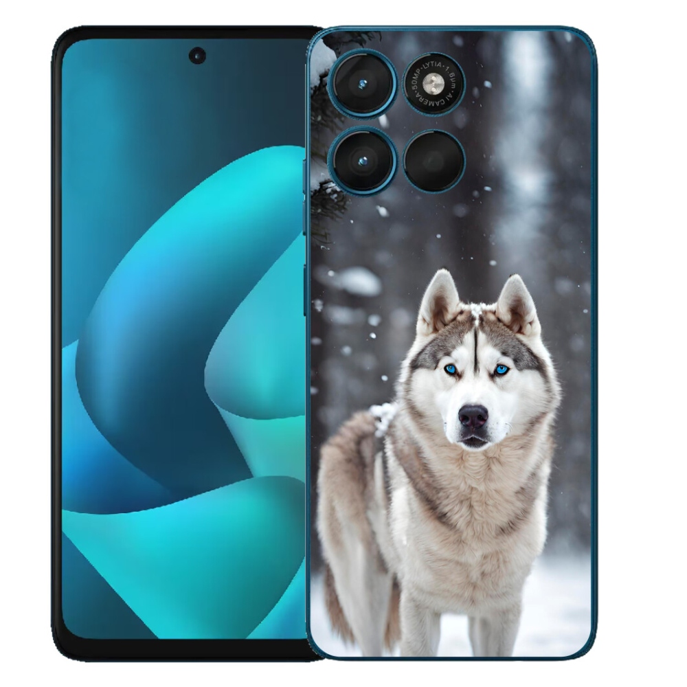 Gelový kryt mmCase na Motorola Moto G57 Power - husky 2