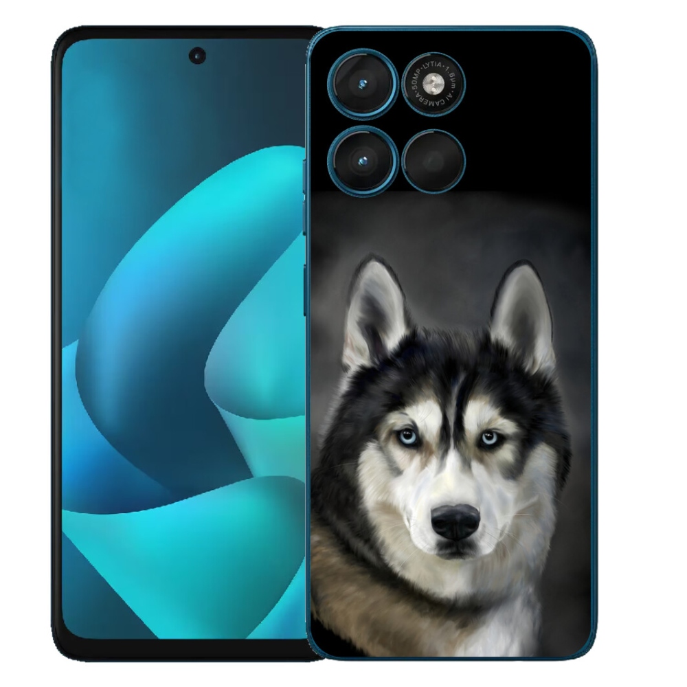 Gelový kryt mmCase na Motorola Moto G57 Power - husky