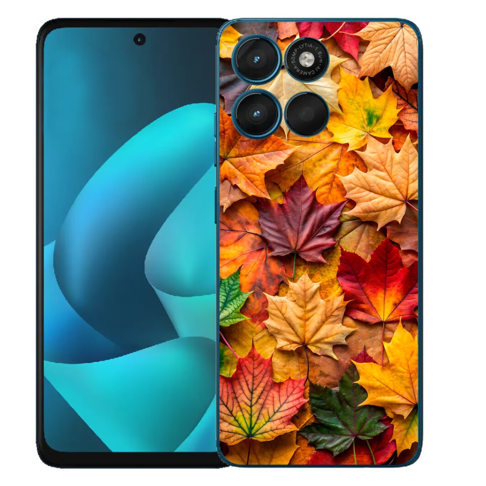 Gelový kryt mmCase na Motorola Moto G57 Power - javorové listy 2
