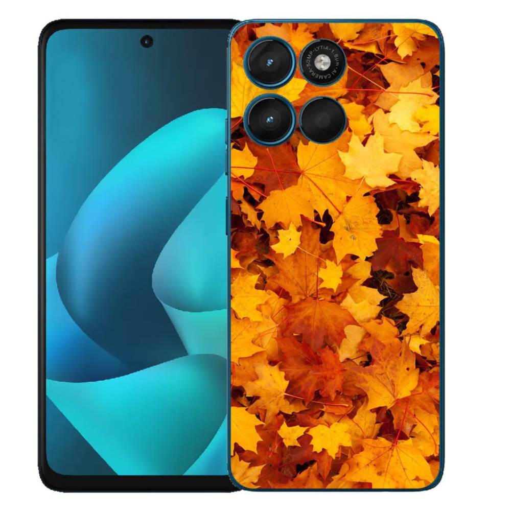 Gelový kryt mmCase na Motorola Moto G57 Power - javorové listy