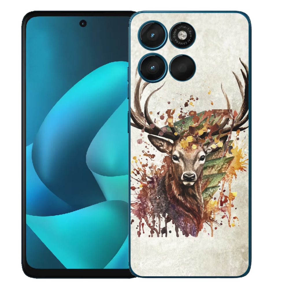 Gelový kryt mmCase na Motorola Moto G57 Power - jelen 1