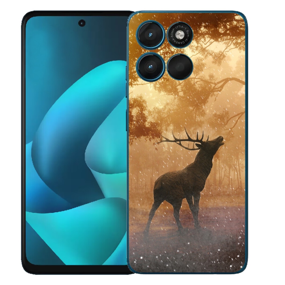 Gelový kryt mmCase na Motorola Moto G57 Power - jelen v říji