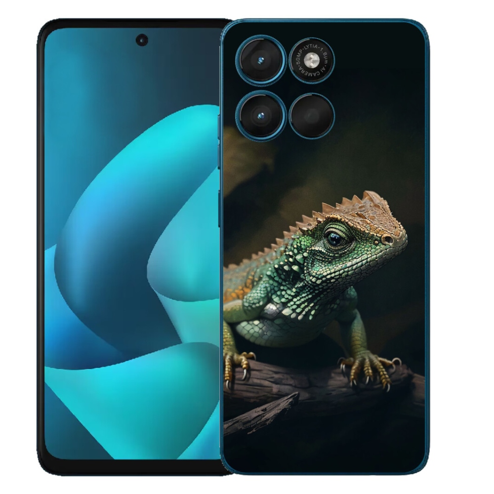 Gelový kryt mmCase na Motorola Moto G57 Power - ještěr