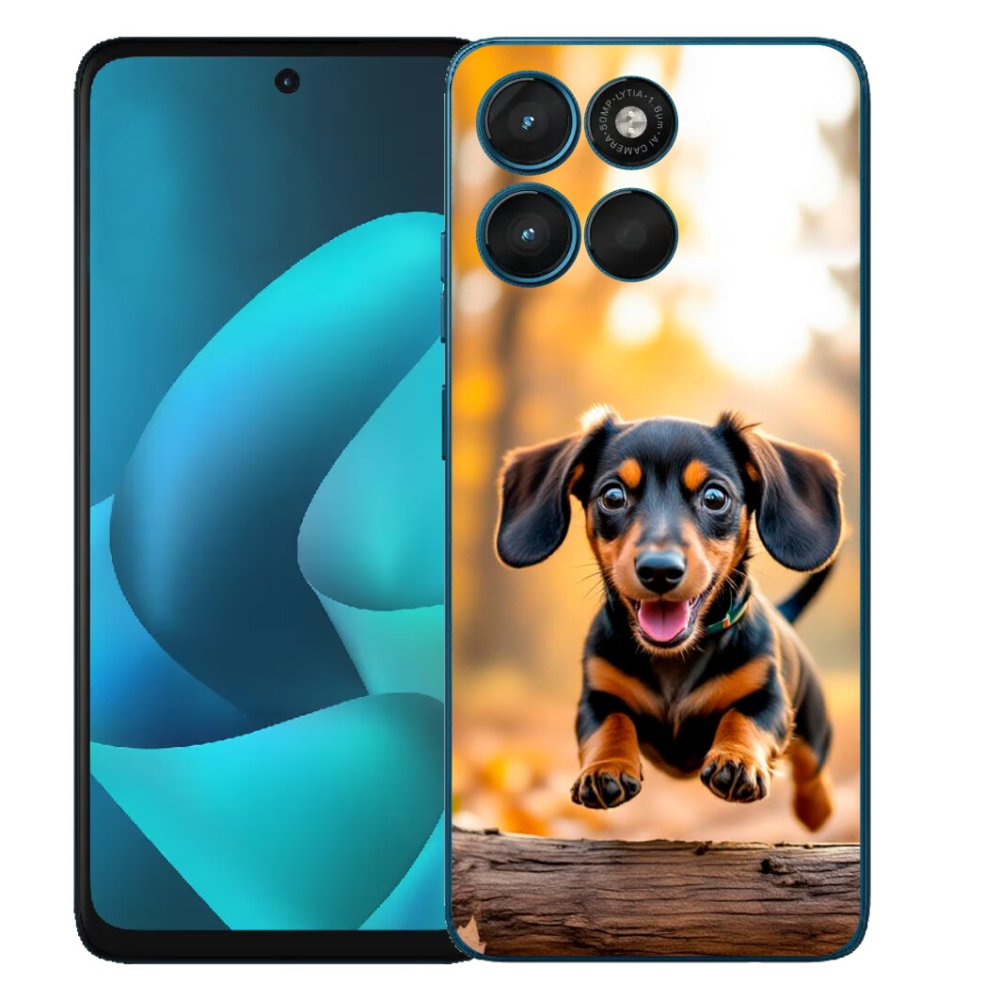 Gelový kryt mmCase na Motorola Moto G57 Power - jezevčík 2