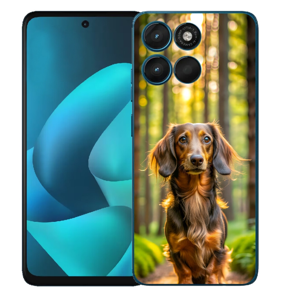 Gelový kryt mmCase na Motorola Moto G57 Power - jezevčík 4
