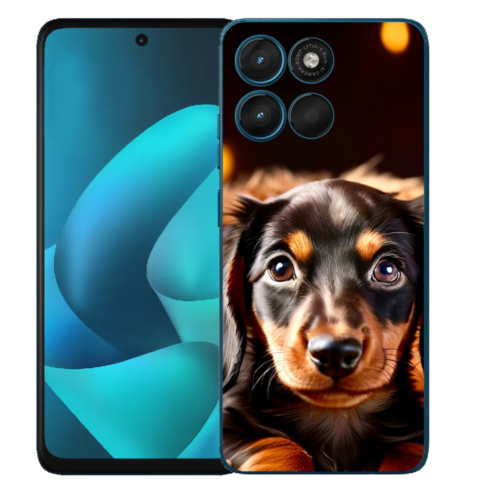 Gelový kryt mmCase na Motorola Moto G57 Power - jezevčík