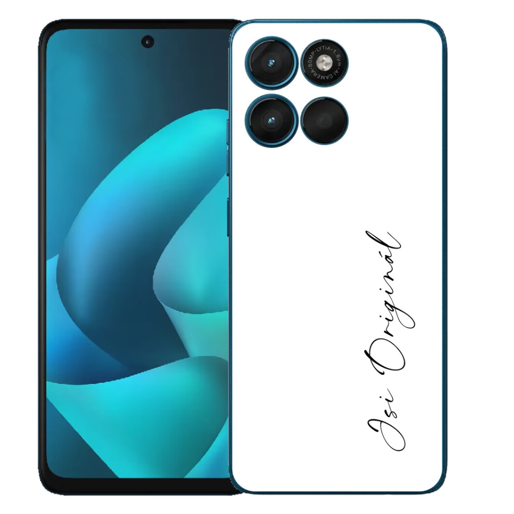 Gelový kryt mmCase na Motorola Moto G57 Power - jsi originál bílé pozadí