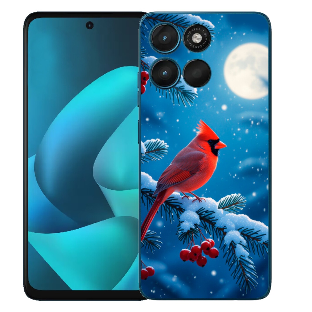 Gelový kryt mmCase na Motorola Moto G57 Power - kardinál červený