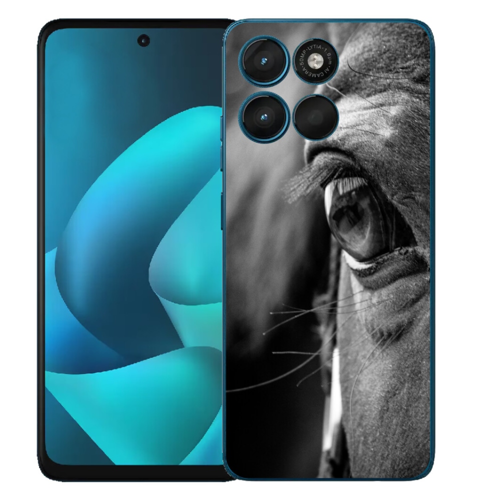 Gelový kryt mmCase na Motorola Moto G57 Power - koňský pohled