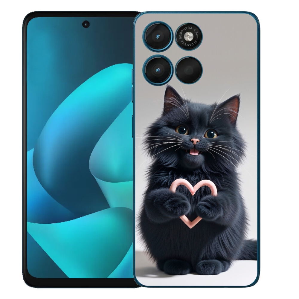 Gelový kryt mmCase na Motorola Moto G57 Power - kočičí láska 3