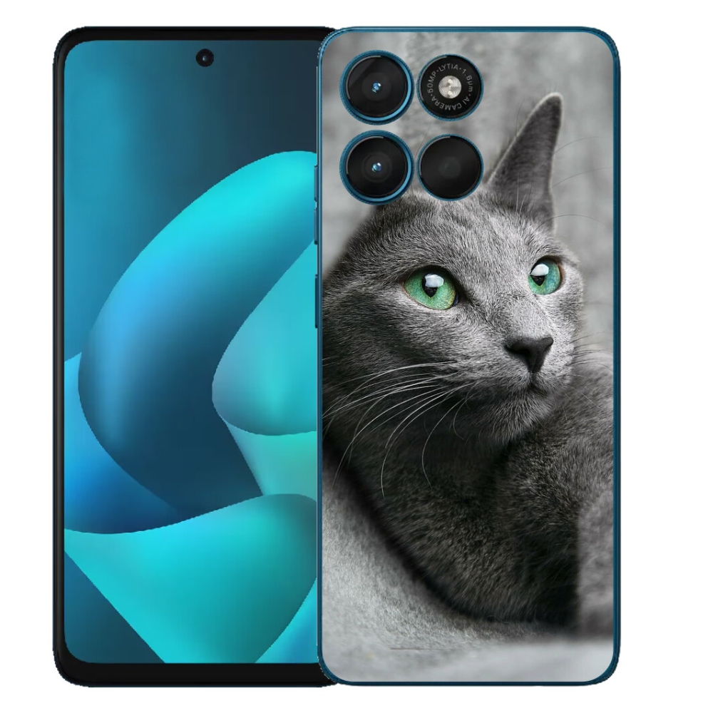 Gelový kryt mmCase na Motorola Moto G57 Power - kočka 2