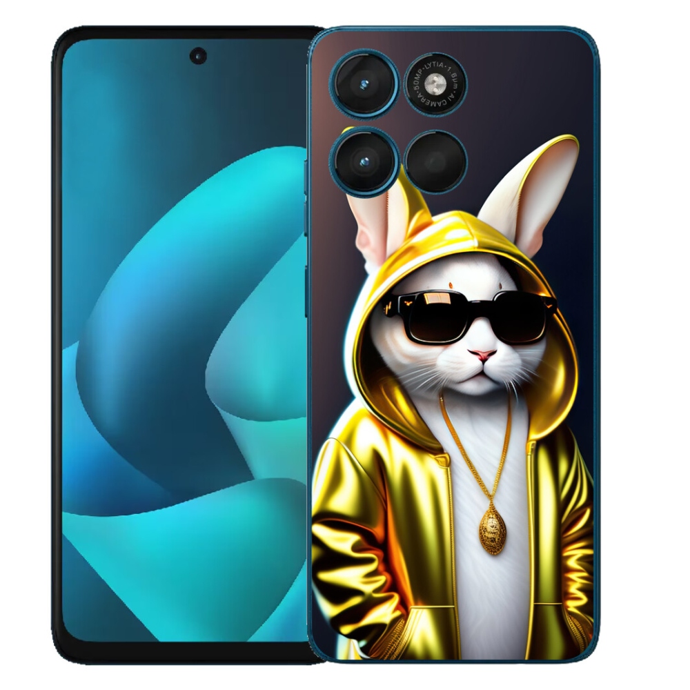 Gelový kryt mmCase na Motorola Moto G57 Power - kočka boss