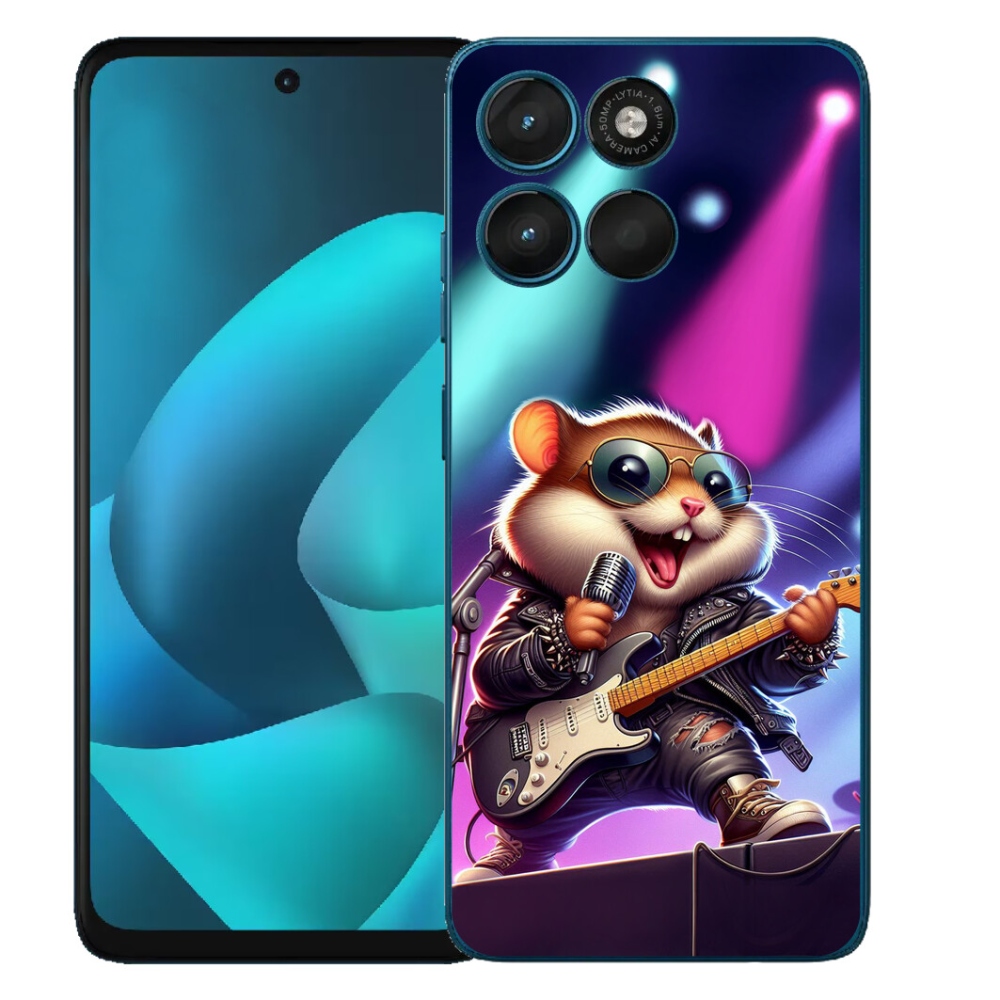 Gelový kryt mmCase na Motorola Moto G57 Power - křeček rocker