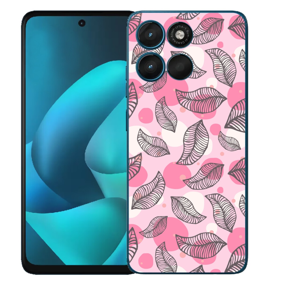 Gelový kryt mmCase na Motorola Moto G57 Power - kreslené padající listy