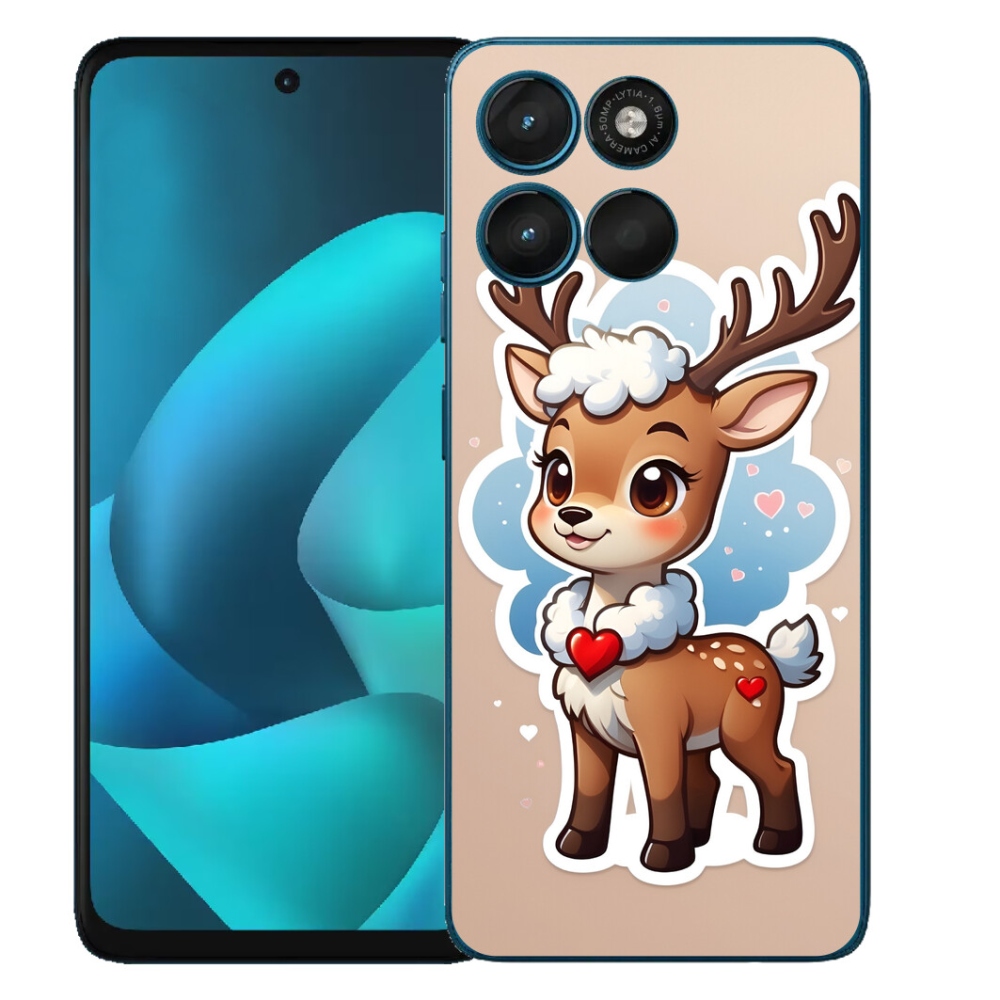 Gelový kryt mmCase na Motorola Moto G57 Power - kreslený sob