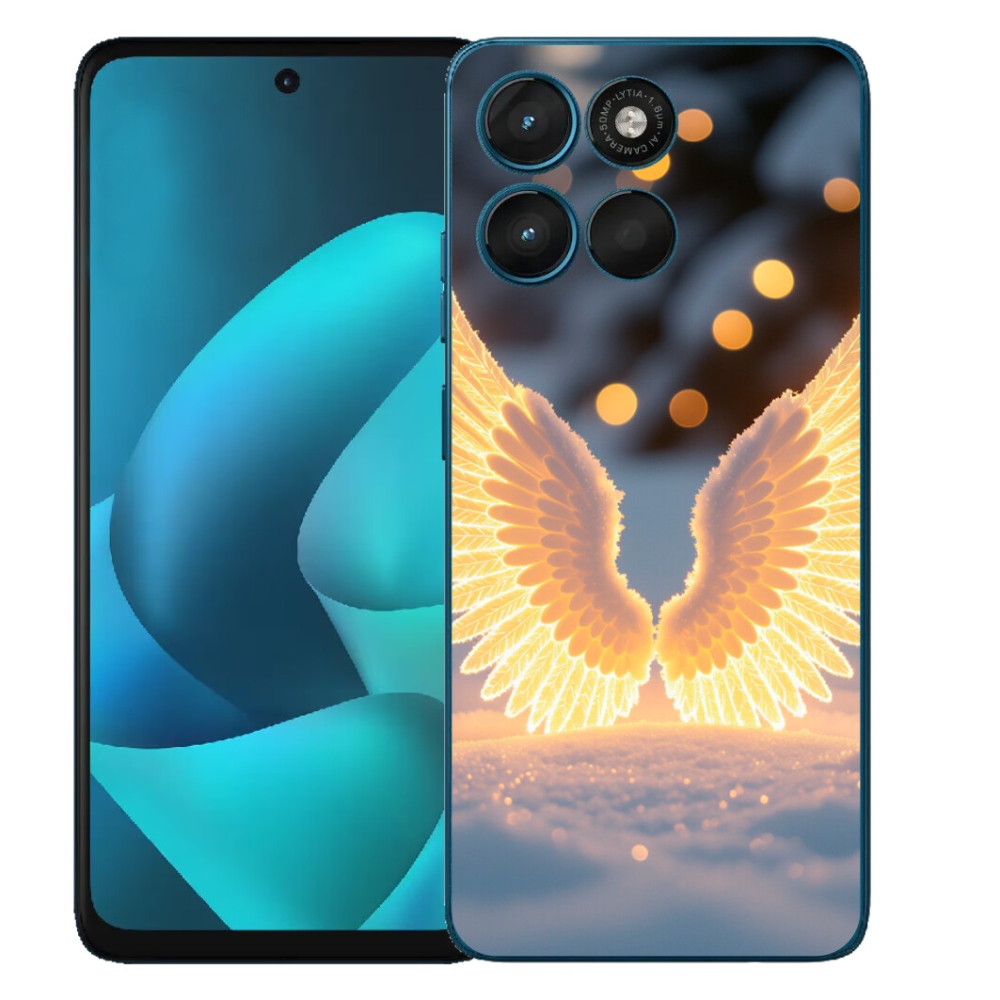 Gelový kryt mmCase na Motorola Moto G57 Power - křídla