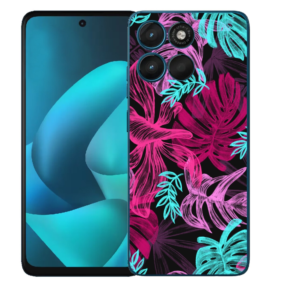 Gelový kryt mmCase na Motorola Moto G57 Power - květiny 1