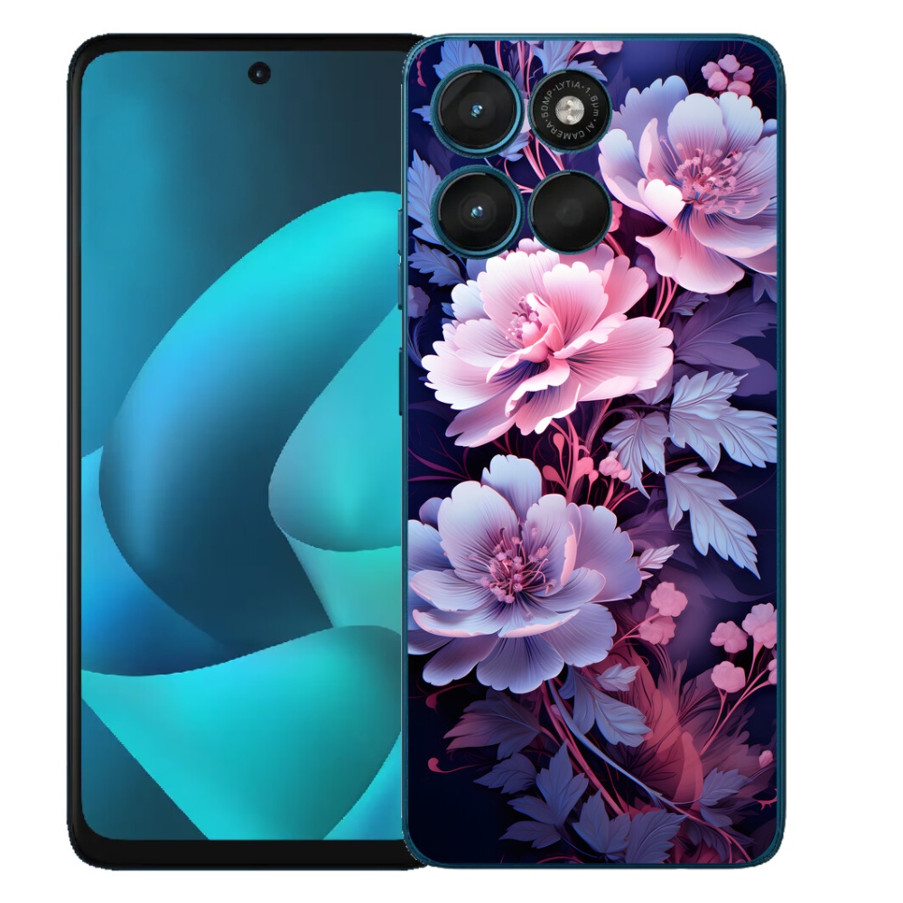 Gelový kryt mmCase na Motorola Moto G57 Power - květiny 11