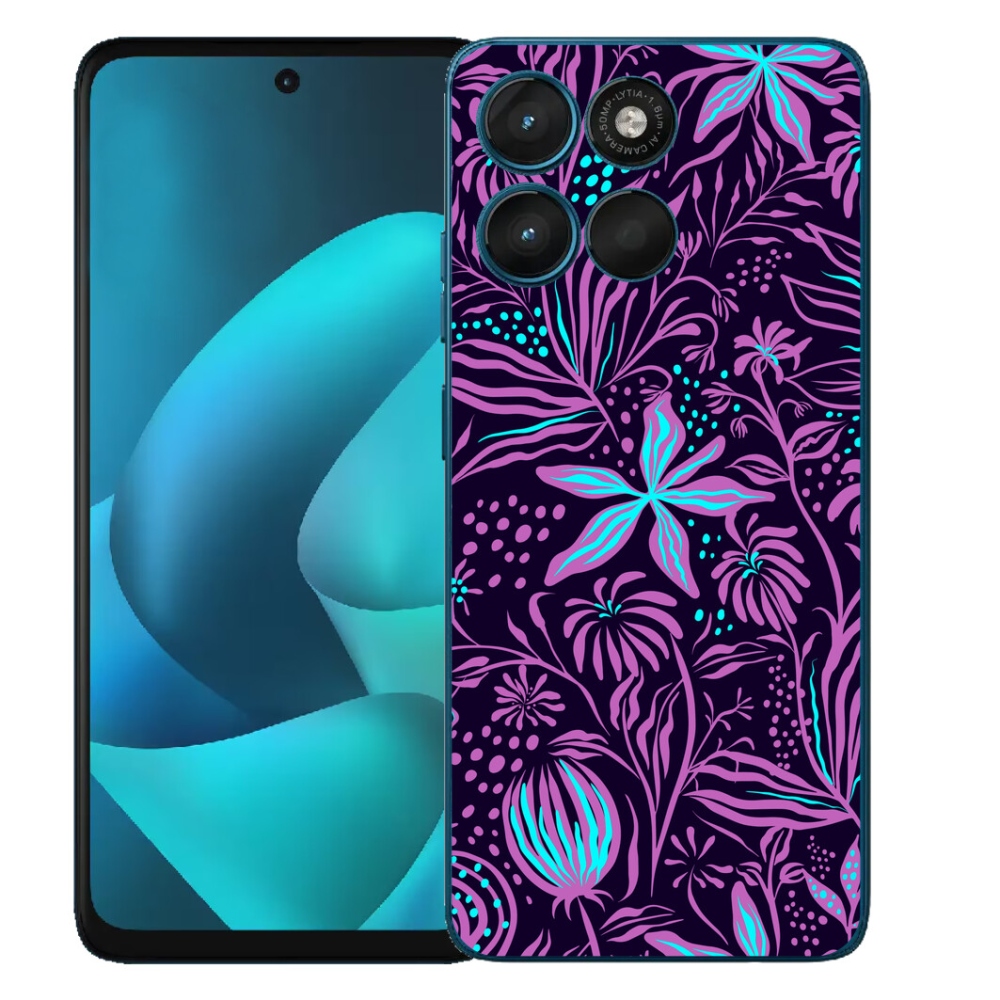 Gelový kryt mmCase na Motorola Moto G57 Power - květiny 2