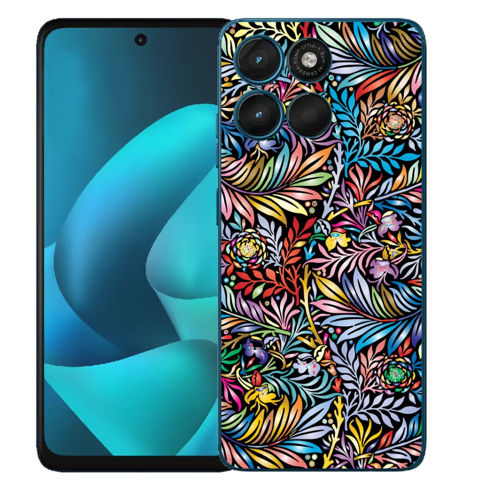 Gelový kryt mmCase na Motorola Moto G57 Power - květiny 5