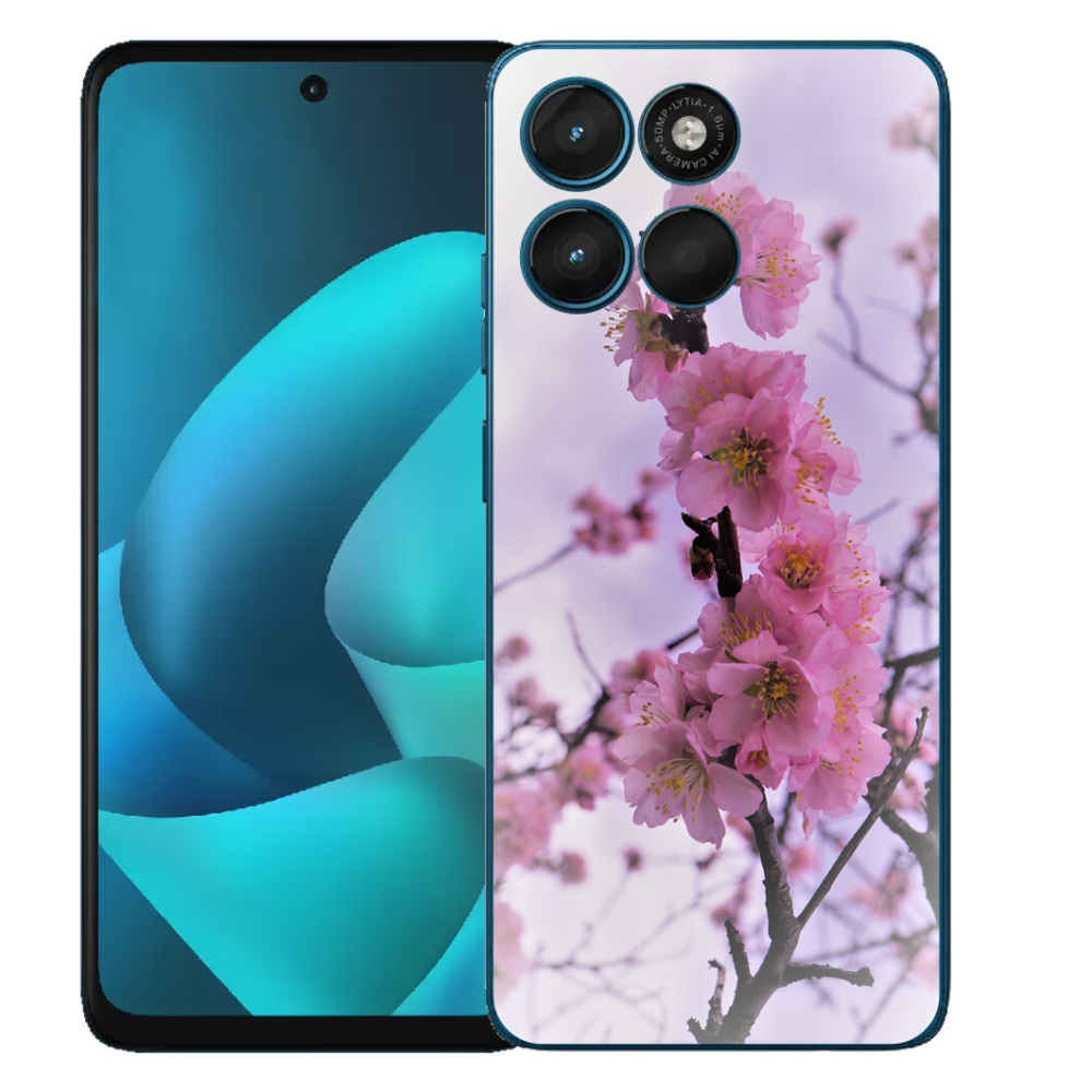 Gelový kryt mmCase na Motorola Moto G57 Power - květiny 7
